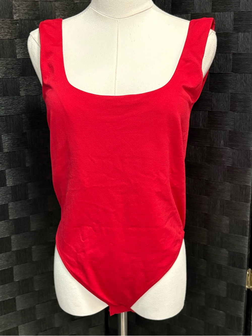 a new day Red Scoop-Neck Stretch Bodysuit - Picture 1 of 6